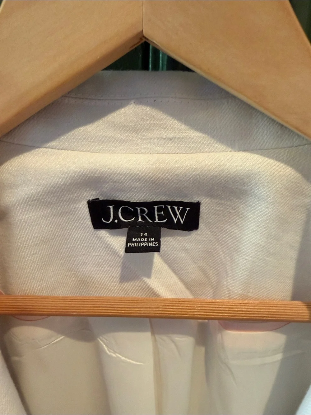 J. Crew crisp white